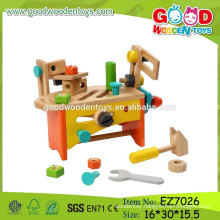 OEM & ODM Kids Tool Box Set Child Wooden Toy Tool Set DIY Tool Box Set